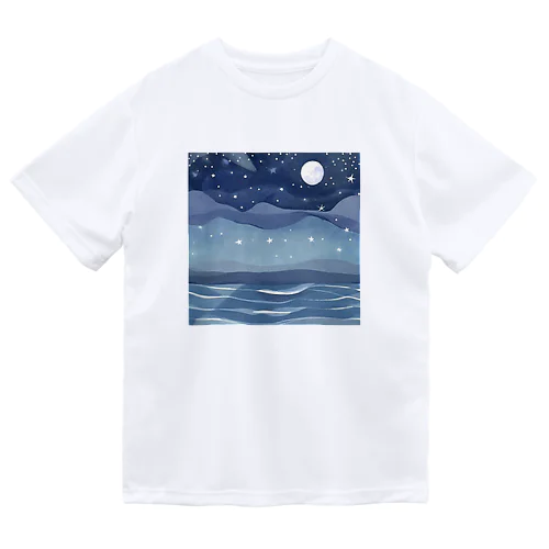 星空の夜 ドライTシャツ