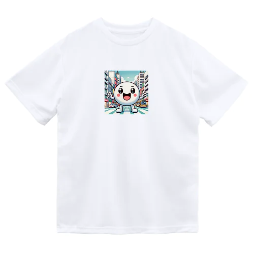 ワタまる ドライTシャツ