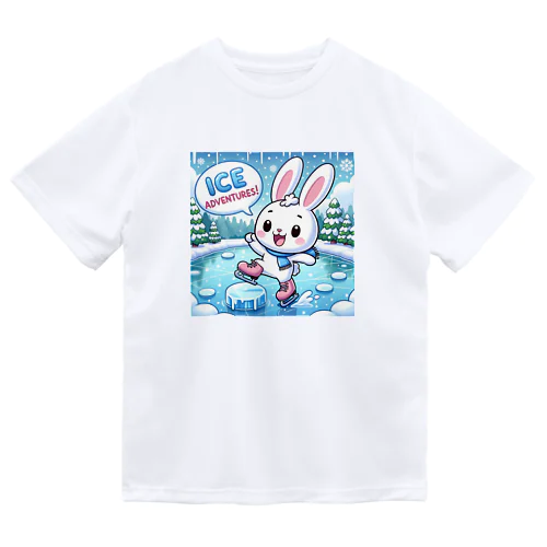 PONPONウサギ ドライTシャツ