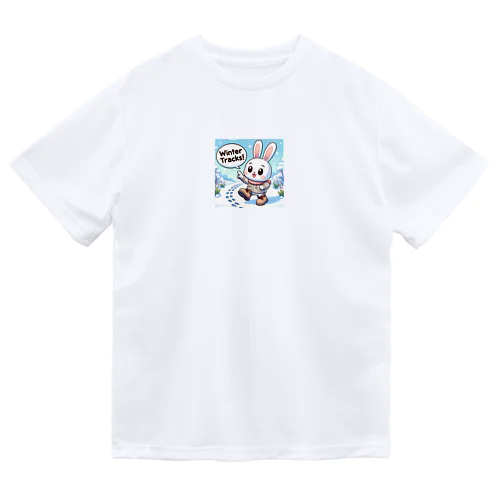 PONPONウサギ ドライTシャツ