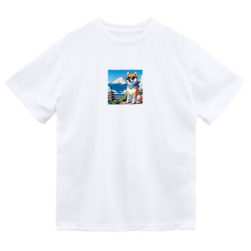 サングラス犬　【銀次郎】 Dry T-Shirt