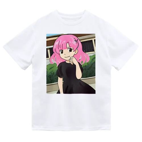 ピンク髪の少女③ Dry T-Shirt
