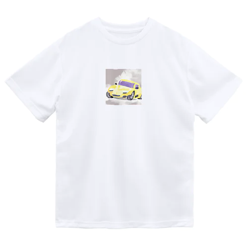 人気！水彩画風スポーツカー Dry T-Shirt