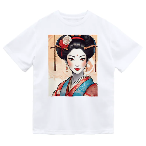 Japanese Courtesan Bloom Tee ”Geisha” ドライTシャツ