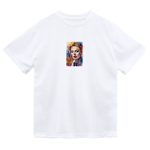 AI「Taylor Swift」水彩 ドライTシャツ