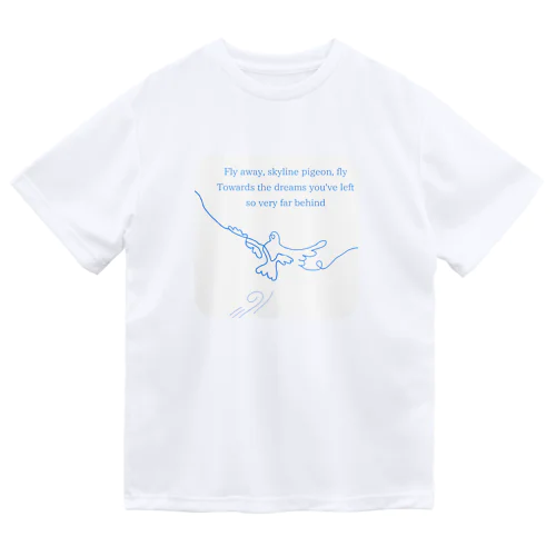 skyline pigeon ドライTシャツ