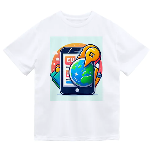 スマホとユニークなキャラクター Dry T-Shirt