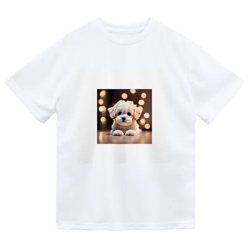 可愛い子犬 ドライTシャツ