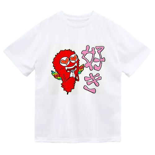 串カツの妖精クシニョロ（好き） ドライTシャツ