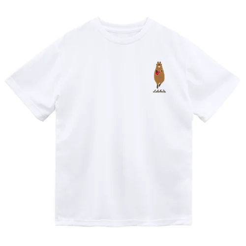 Lelebara ウクレレ弾きのカピバラ Dry T-Shirt