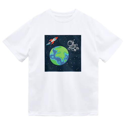 キュートな宇宙飛行士 Dry T-Shirt