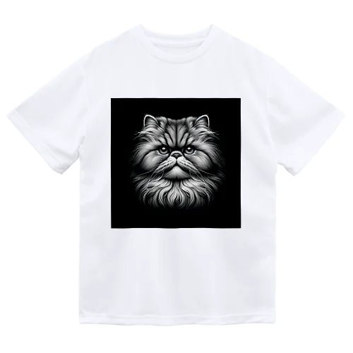 ペルシャ猫 ドライTシャツ