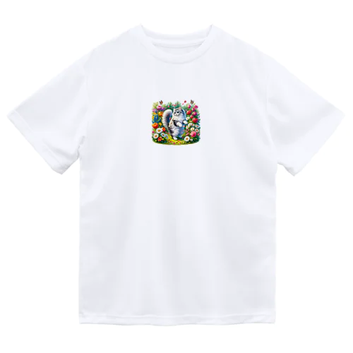 花園のプリンセスキャット Dry T-Shirt