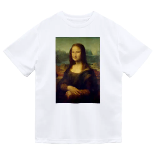 ドット絵のモナリザ ドライTシャツ