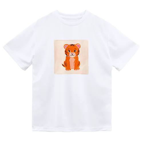 かわいい子虎 ドライTシャツ