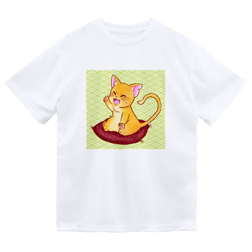 和ねこ(和柄ver.) ドライTシャツ