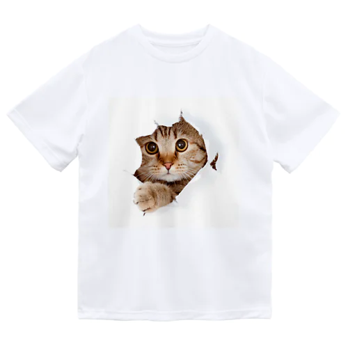 可愛い猫グッズ Dry T-Shirt