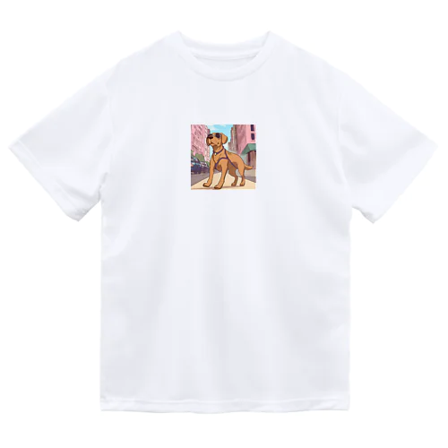 街ゆくDOG Dry T-Shirt