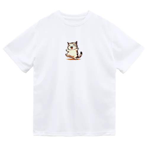 AI天風猫(笑顔1) ドライTシャツ