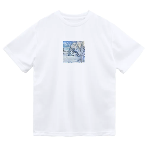 美しい冬の景色 Dry T-Shirt