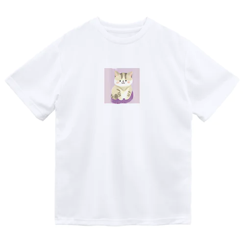 猫の水彩画グッズ ドライTシャツ