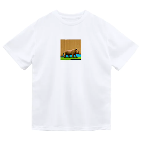 ドット絵サイ ドライTシャツ