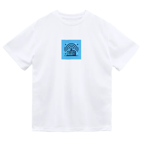 「電波に浸る私たちの心」 ドライTシャツ