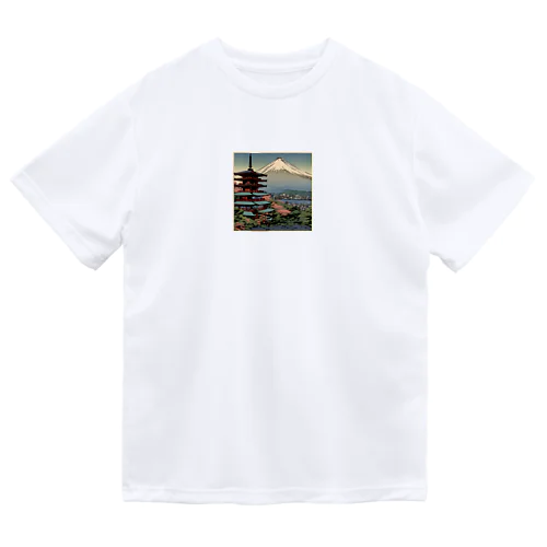 山と寺のグッズ Dry T-Shirt