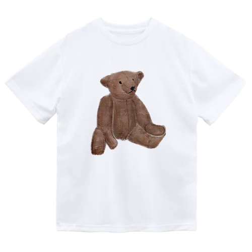 Lovely bear。brown bear ドライTシャツ