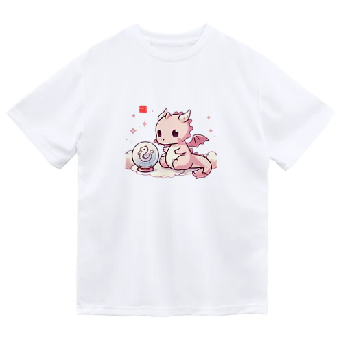 干支のかわいい龍 Dry T-Shirt