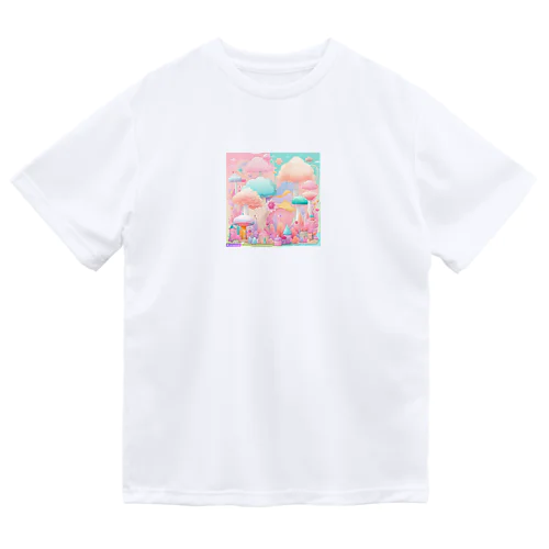 キノコのアート Dry T-Shirt