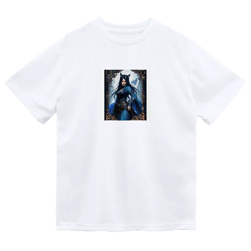 「狐魔女の蒼き炎」 ： "The Azure Flames of the Fox Witch" Dry T-Shirt