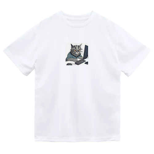 開発者猫 Dry T-Shirt