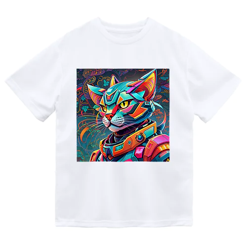 カラフルメカキャット ドライTシャツ