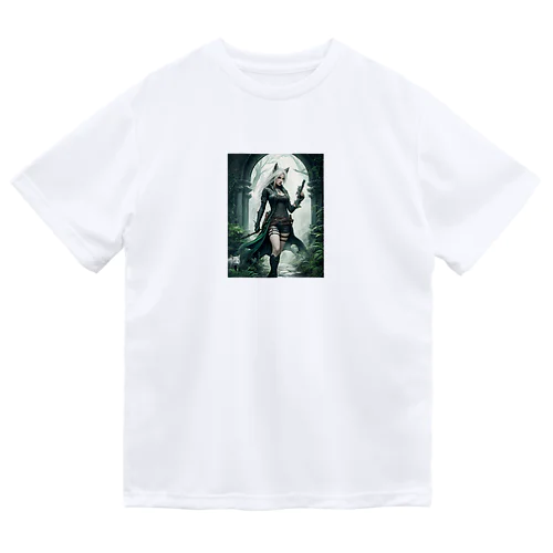 狐耳の美しき狩人 - Kitsune no Mimi no Utsukushiki Hunter: The Beautiful Hunter with Fox Ears Dry T-Shirt