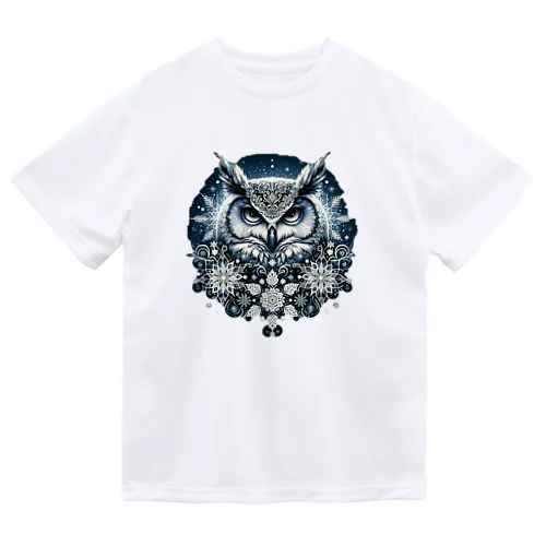 フクロウリース Dry T-Shirt