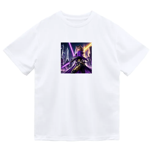 「銀河都市の猫耳戦姫」 - ： "Galactic City's Cat-Eared Warrior Princess" Dry T-Shirt