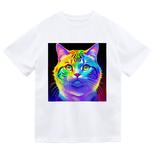 カラフルサイバーキャット vol3 ドライTシャツ