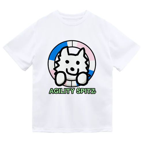 AGILITY SPITZ「タイヤからこんにちは！」 ドライTシャツ