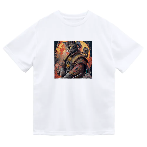 「猫舞う戦士の神響：武神の至高の姿」 Dry T-Shirt