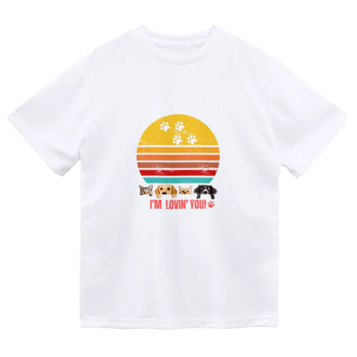 I'm Lovin' you! ワンちゃんネコちゃん Dry T-Shirt