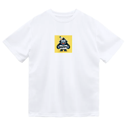 ハッピーゴリラ Dry T-Shirt