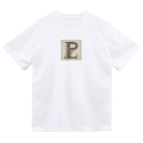 幸運アルファベット　P Dry T-Shirt