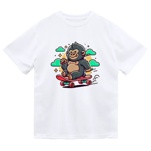 ゴリくんスケーター ドライTシャツ