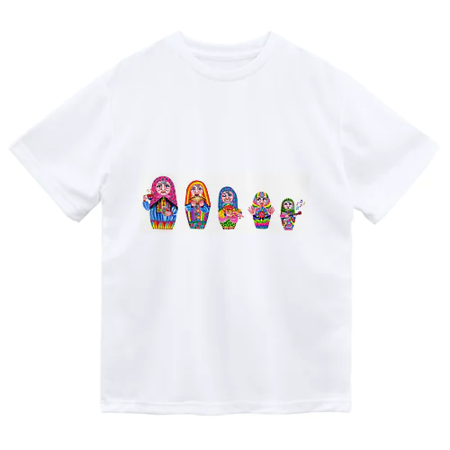 マトリョーシカのマト子ちゃん Dry T-Shirt