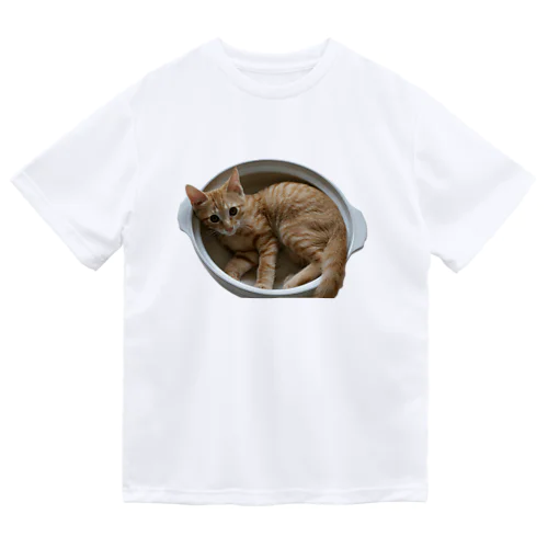 ねこ鍋 ドライTシャツ