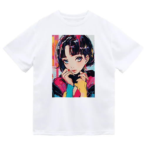 キュートな9 0 sアニメスタイル ドライTシャツ