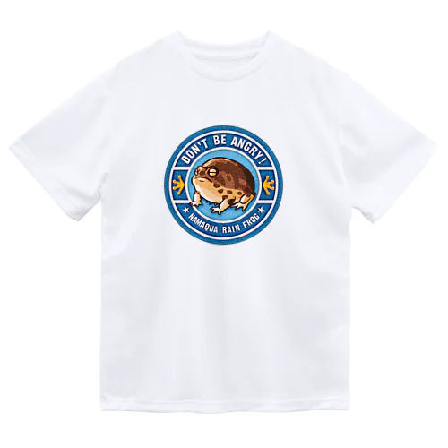 Namaqua Rain Frog (ワッペン風) Dry T-Shirt
