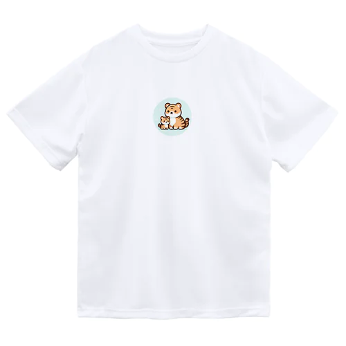 ほっこりタイガーファミリー ドライTシャツ