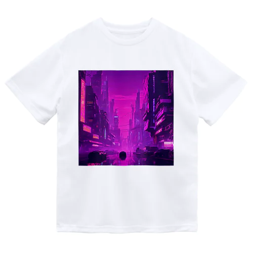 purple ドライTシャツ